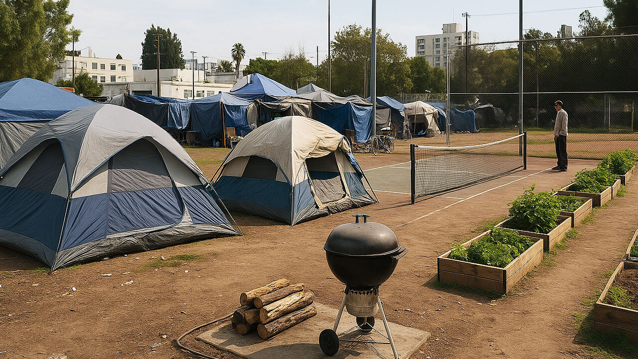 Homeless Encampment in LA Becomes a ‘Tiny City’ — Residents Outraged