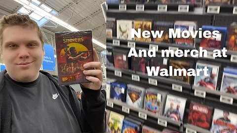 New Movies And merch at Walmart