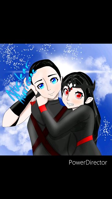 SpeedPaint nuclear Joestar and Gabriel