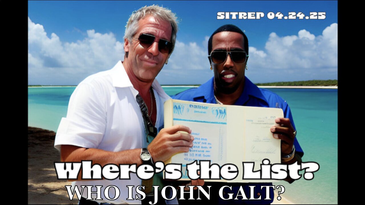 MONKEY WERX SITREP- WHERE IS THE LIST? WILL WE EVER SEE ARRESTS? WHO IS JOHN GALT?