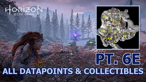 Horizon Zero Dawn ALL Datapoints & Collectibles BY LOCATION | Pt 6E - South-East of the Map