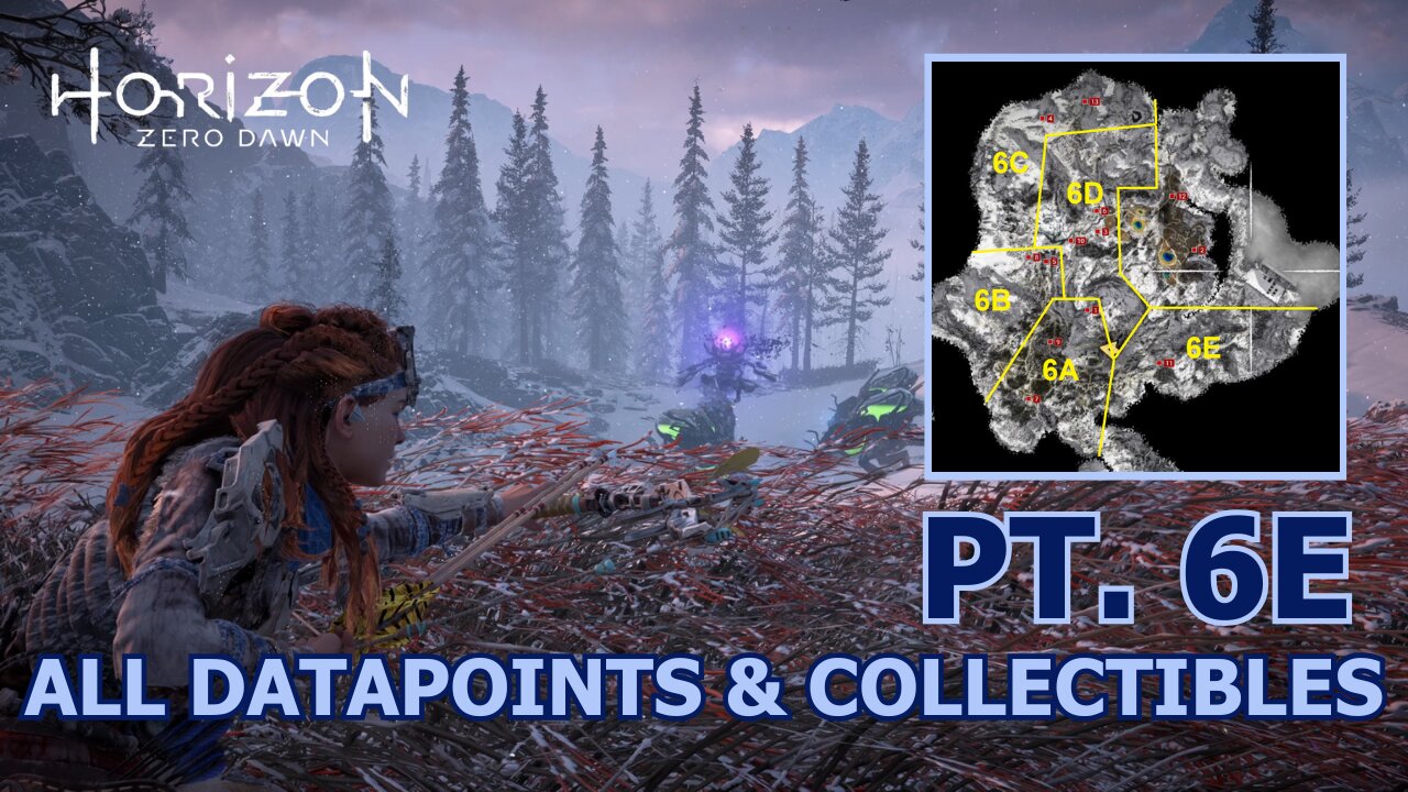 Horizon Zero Dawn ALL Datapoints & Collectibles BY LOCATION | Pt 6E - South-East of the Map