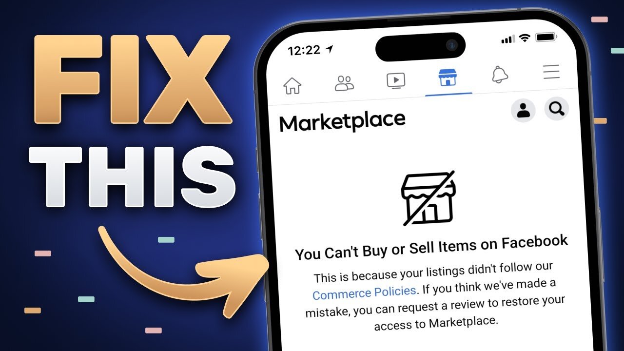This is how I unblock my suspended facebook market place account: Everything you need to know