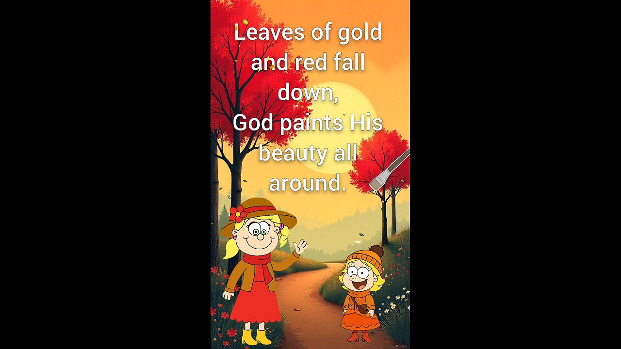 Can You See God’s Love in Every Autumn Leaf? 🍁 | Christian Poem for Kids”