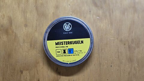 Airgun Wadcutter Wednesday #8 RWS Meisterkuglen