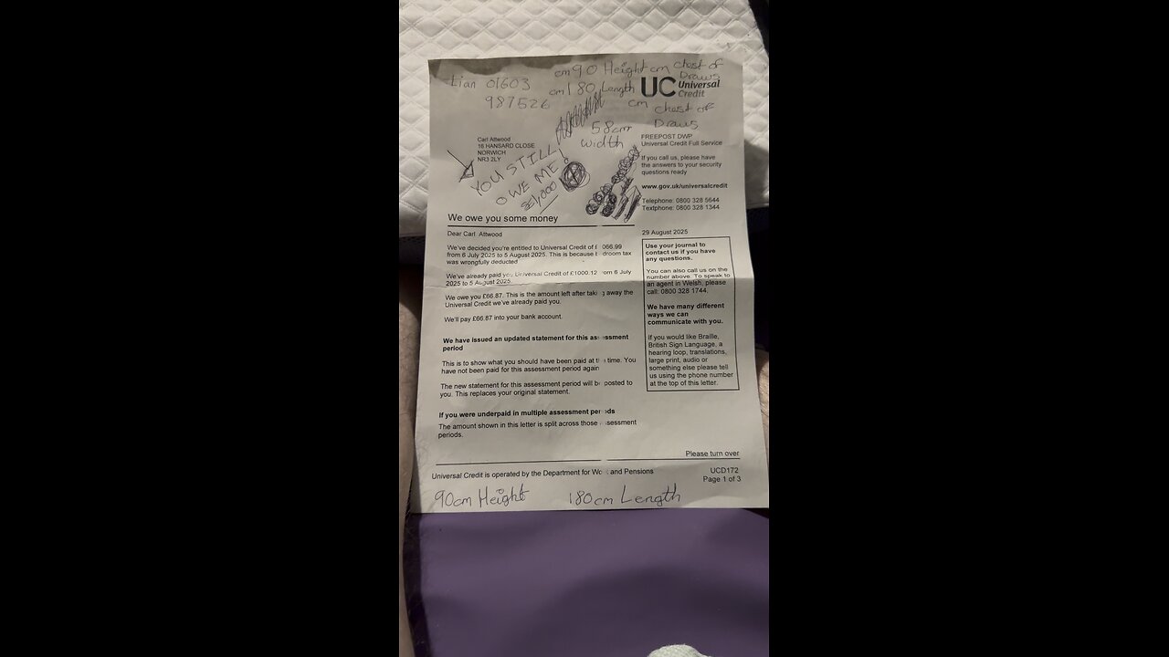 DWP THEFT NORFOLK COUNTY COUNCIL THEFT FROM A PARALYSIS BED BOUND ON LOW INCOME BENEFITS