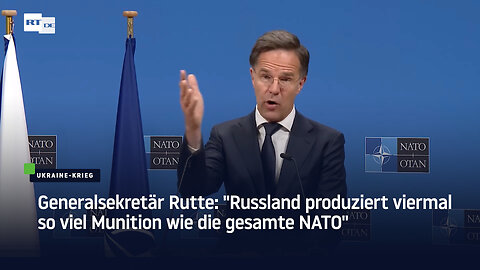 "Russland könnte etwas Dummes versuchen" – NATO-Generalsekretär fordert höhere Militärausgaben