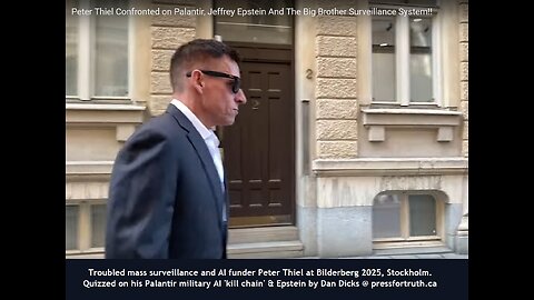 Is troubled oligarch Peter Thiel rooting for the Antichrist or Jesus? Hannah Borno @ Bilderberg 2025