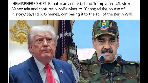 Trump shows to Maduro who is the boss