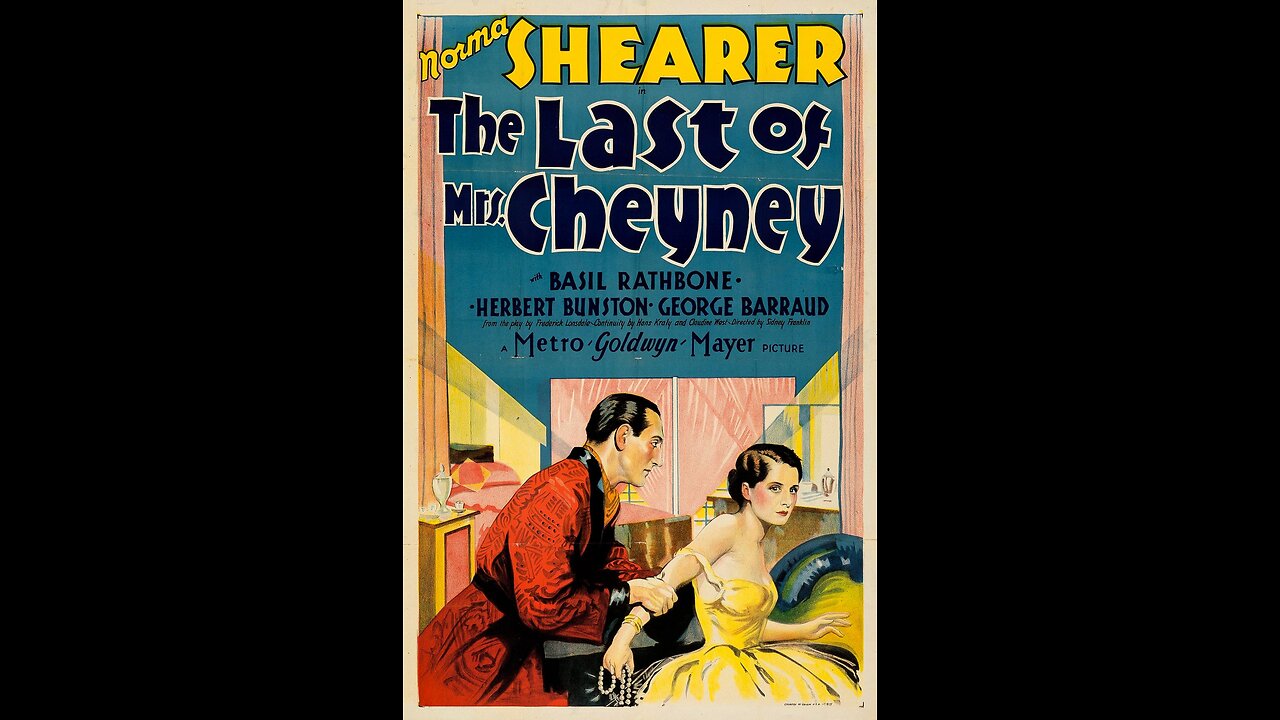 The Last of Mrs. Cheyney (1929)