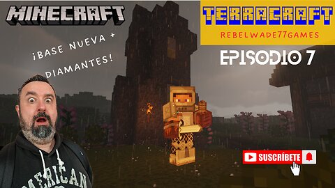🕳️ Nueva caverna, nuevo refugio y... ¡rastro de otro jugador! 🧭 | Minecraft Terracraft #7