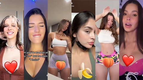 Beautiful Cute Tiktok girls compilation, No Bra Challenge compilation 