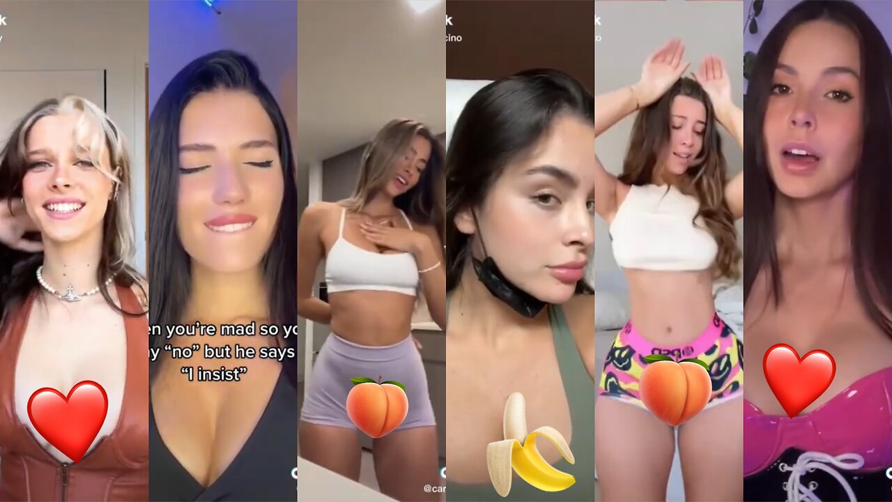Beautiful Cute Tiktok girls compilation, No Bra Challenge compilation