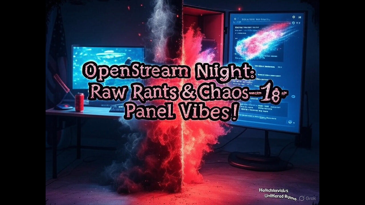 "Open Stream Night: Watching shows With live Raw Rants & Chaos—18+ Panel Vibes!"
