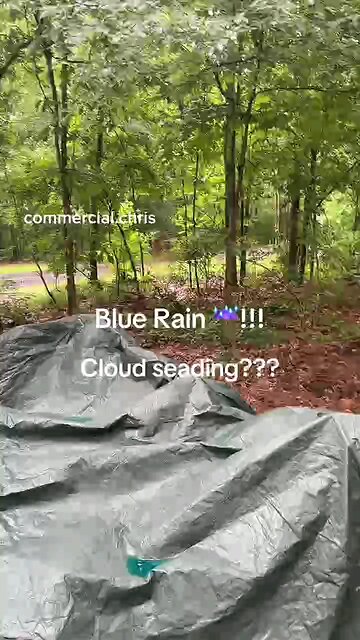 Reports Of Mysterious “Blue Rain” in Texas — 7 Major Cloud Seeding Programs Across Millions Of Acres