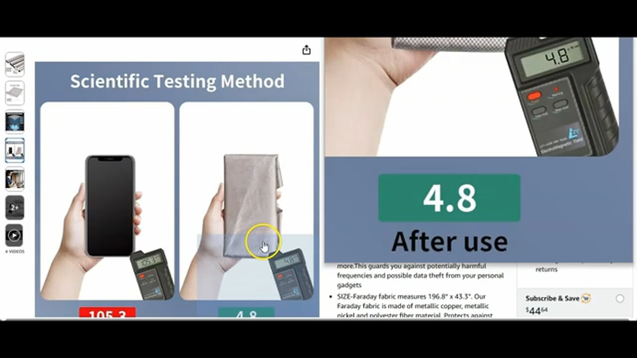 Commercial Protection From X-Rays ULF ELF Electromagnetic Fields And More!