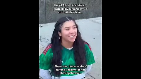 She’s crying because she hit a…