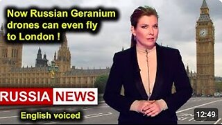 Now Russian Geranium drones can even fly to London!