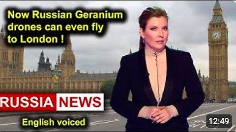 Now Russian Geranium drones can even fly to London!