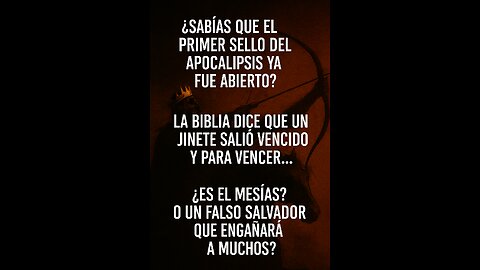 📖 ¡La verdad del PRIMER SELLO del Apocalipsis está aquí!