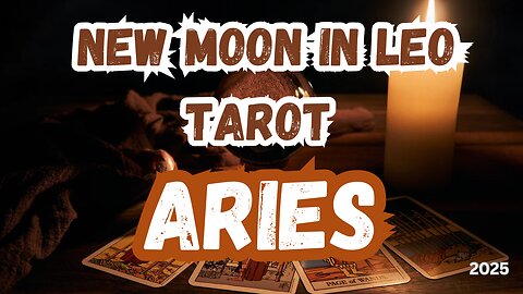 Aries ♈️ -Ignite your inner Muse! New Moon 🌚 in Leo Tarot Reading #aries #tarot