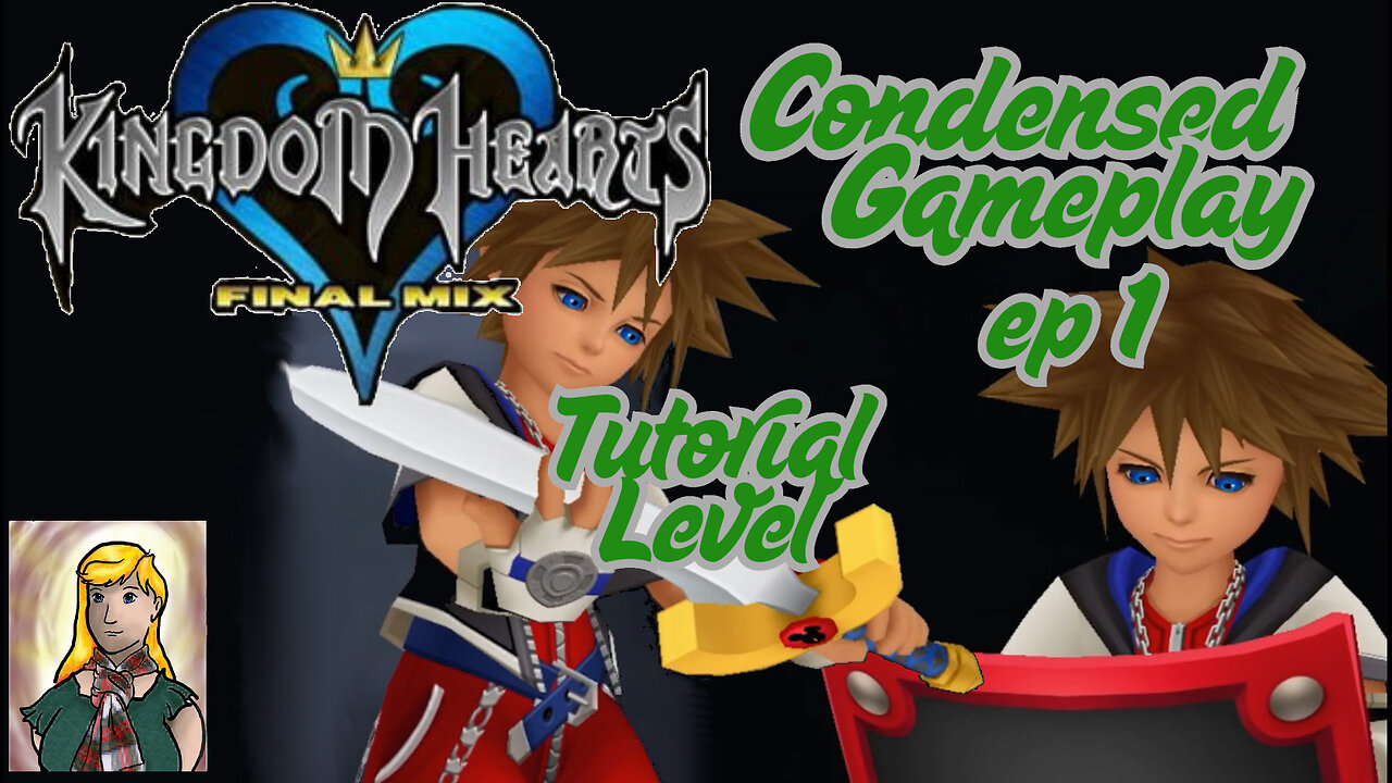 Kingdom Hearts 1 Gameplay ep1- tutorial level