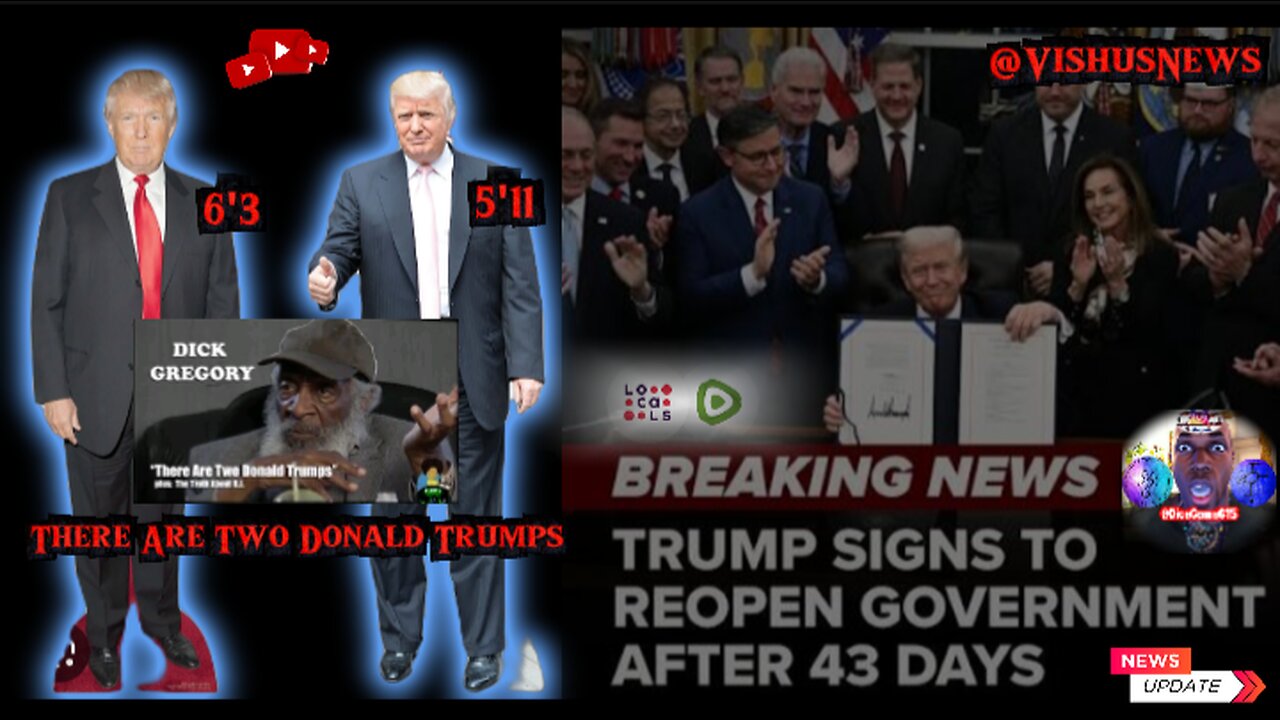 There Is Two Donald Trumps: He Reopened The Government... #VishusTv 📺