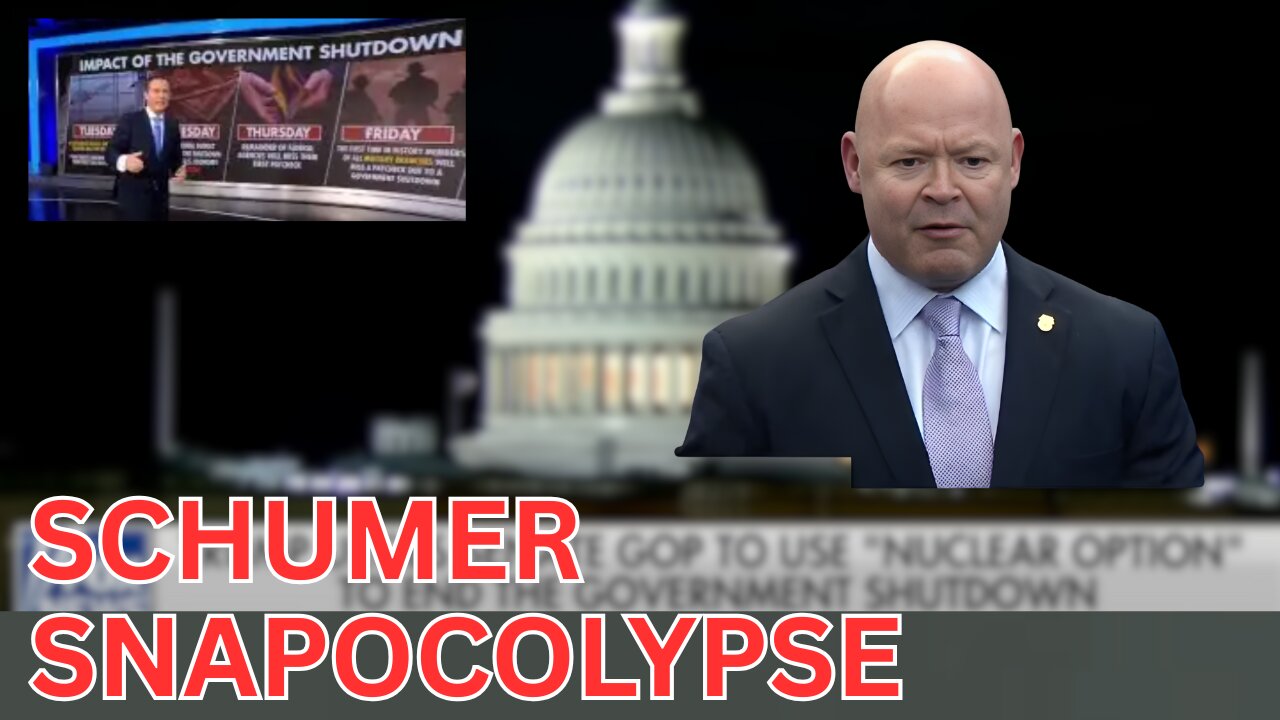 DAY 31 CHAOS! Schumer Shutdown ENDS SNAP Benefits - Trump CALLS FOR "Nuclear Option"