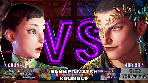 Kuya Kalbo SF6 Ranked Match Roundup. Chun Li Master Rank [Hori Fight Stick]