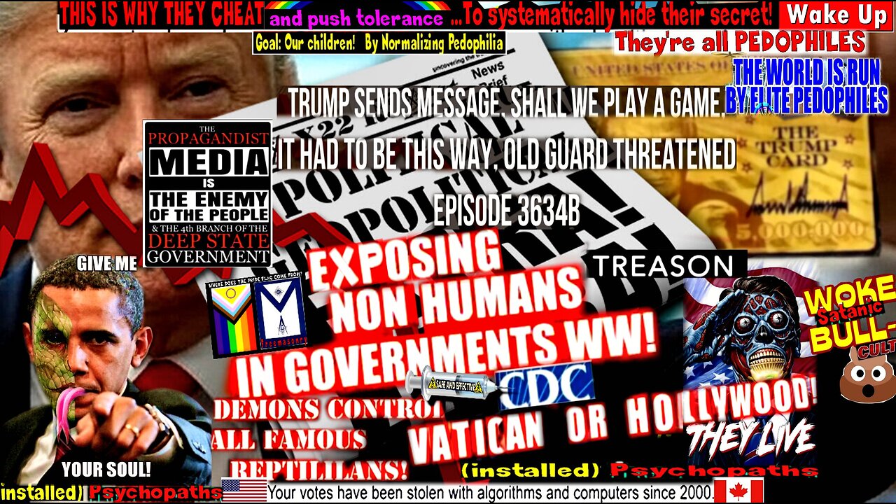Ep. 3634b - Trump Sends Message, Shall We Play A Game, It Had To Be This Way, Old Guard Threatened