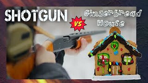 Shotgun Vs Gingerbread House (Winter Time Shenanigans)