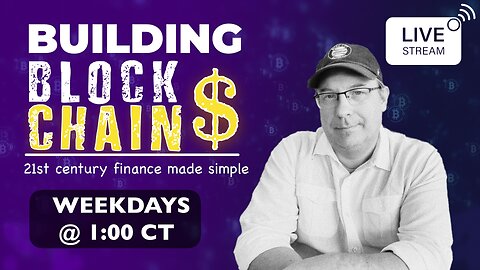 Building Blockchains - Debut show - Number 1 mistake people make with crypto