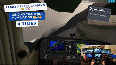 💀 4x FAILED LANDINGS in MSFS 2020 Landing Challenge | Cessna 172 Chaos 🛩️🔥
