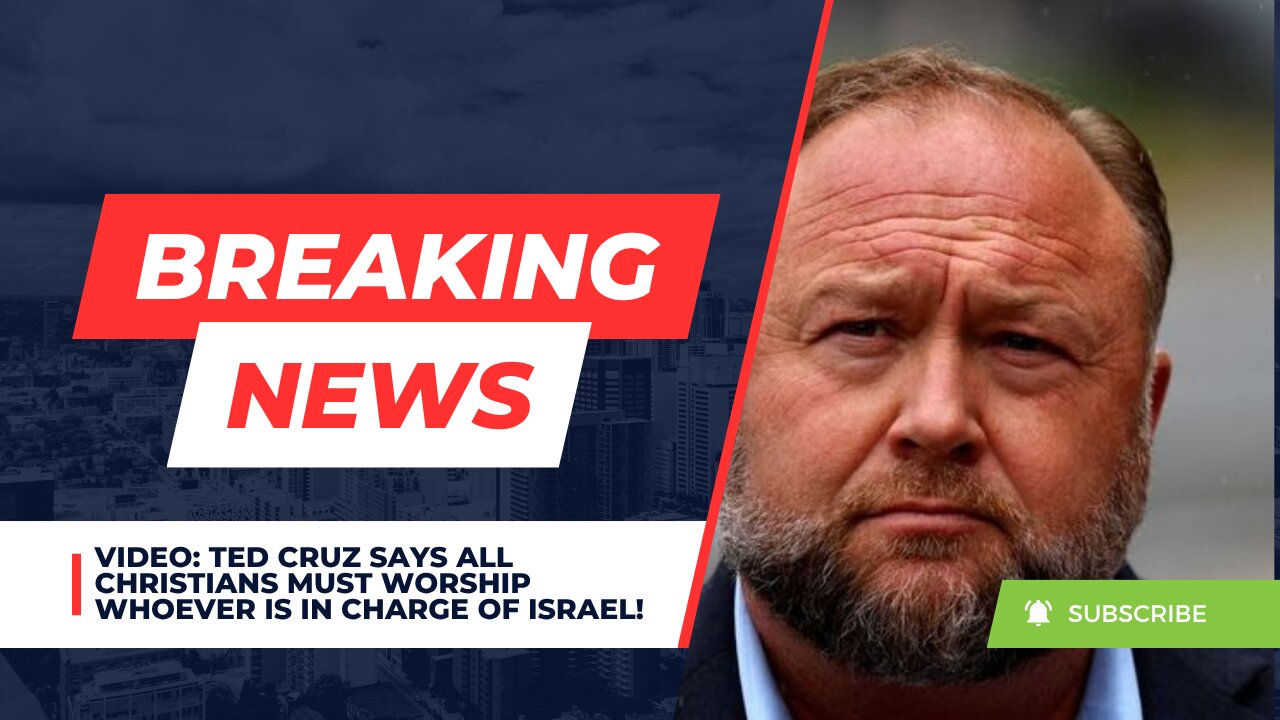 VIDEO: Ted Cruz Says All Christians Must Worship Whoever Is In Charge Of Israel!