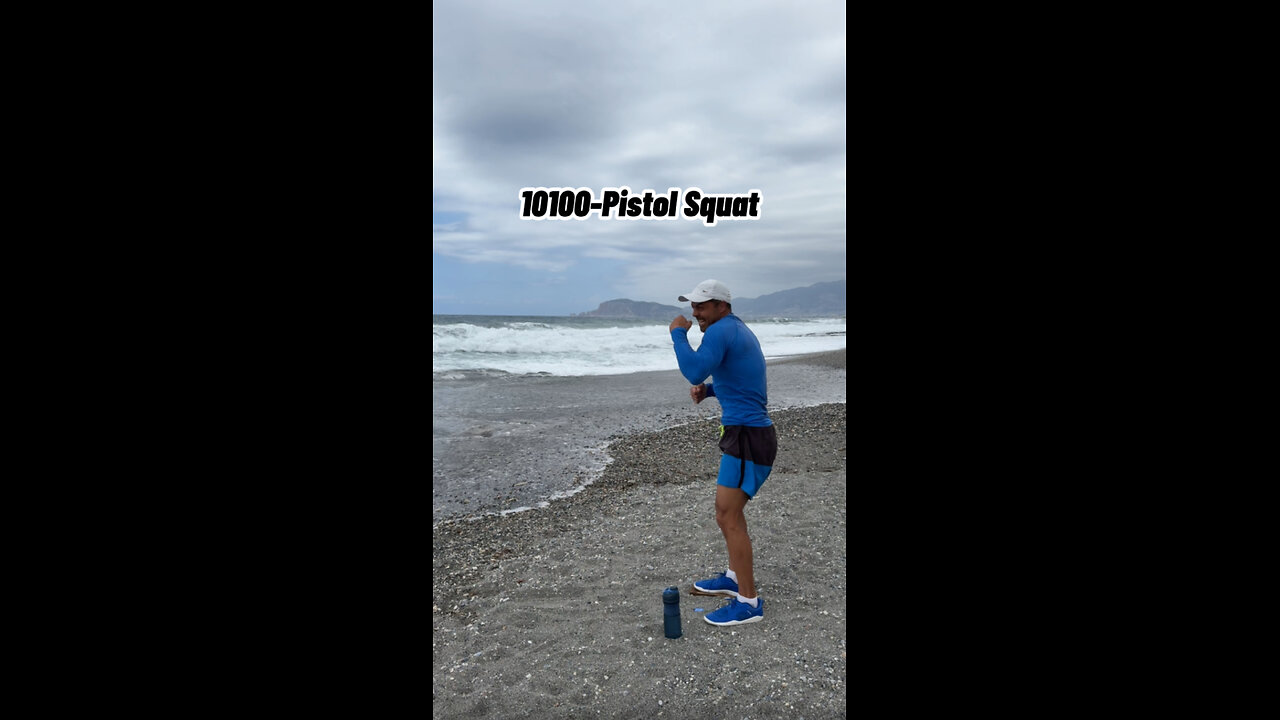 100 days. 10,100 pistol squats. No excuses.