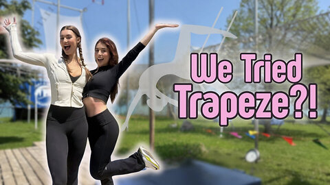 “We Tried Flying Trapeze for the First Time… and Freaked Out Mid-Air! 😱🎪”
