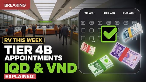 Iraqi Dinar RV This Week – Tier 4B Appointments Explained 💥 IQD Latest News