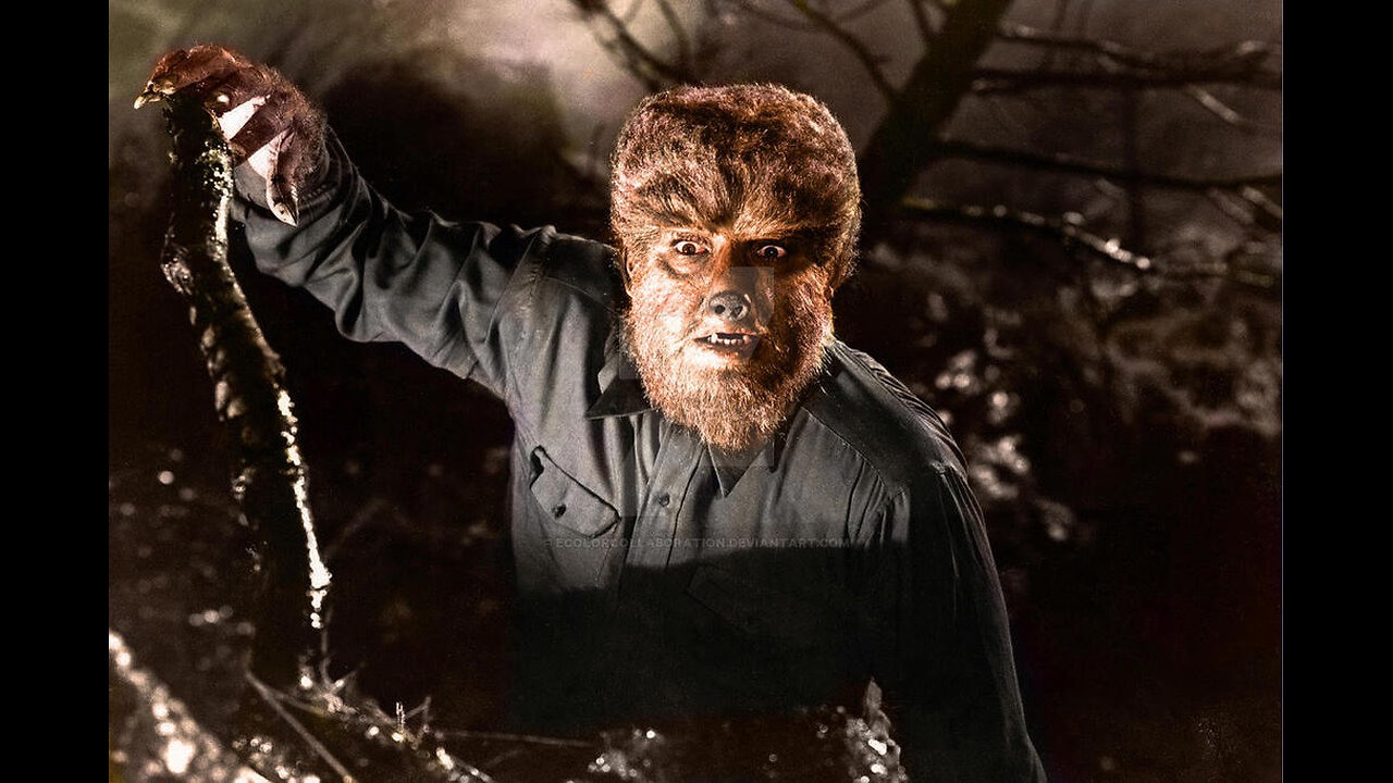 Wolf Man--1941 (colorized)