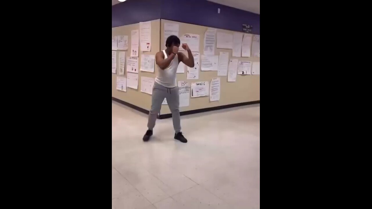 Crazy school fight