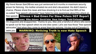 Dollar Vigilante Victor Hugo Warn SonOfEnos Silence Bad Omen For Stew Peters SGT Report David Icke