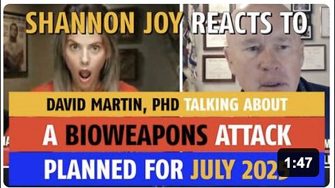 David Martin, PhD talks about a bioweapons attack planned for July 2025