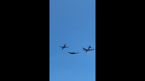 American military plane flying past us