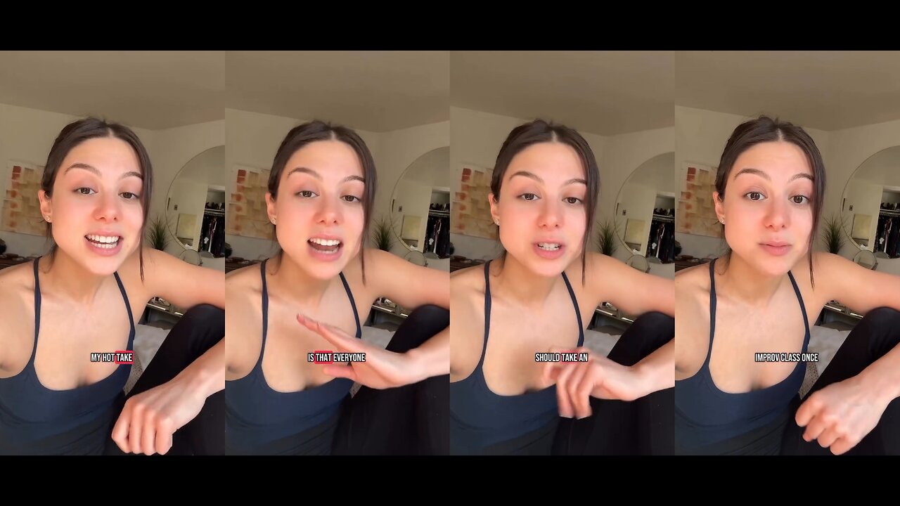 Kira Kosarin’s Hilarious Improv Class – ‘Split That Thang in Two’