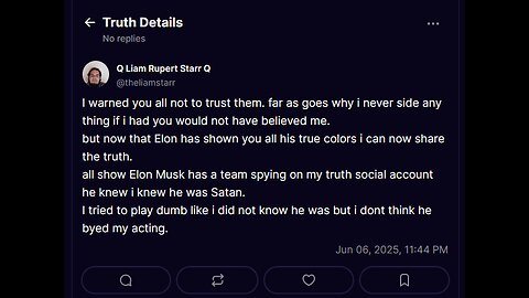 far goes why i did not share sooner Elon has a whole team spying on me