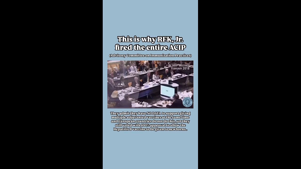 2017 ACIP meeting abd why RFKjr fired them all