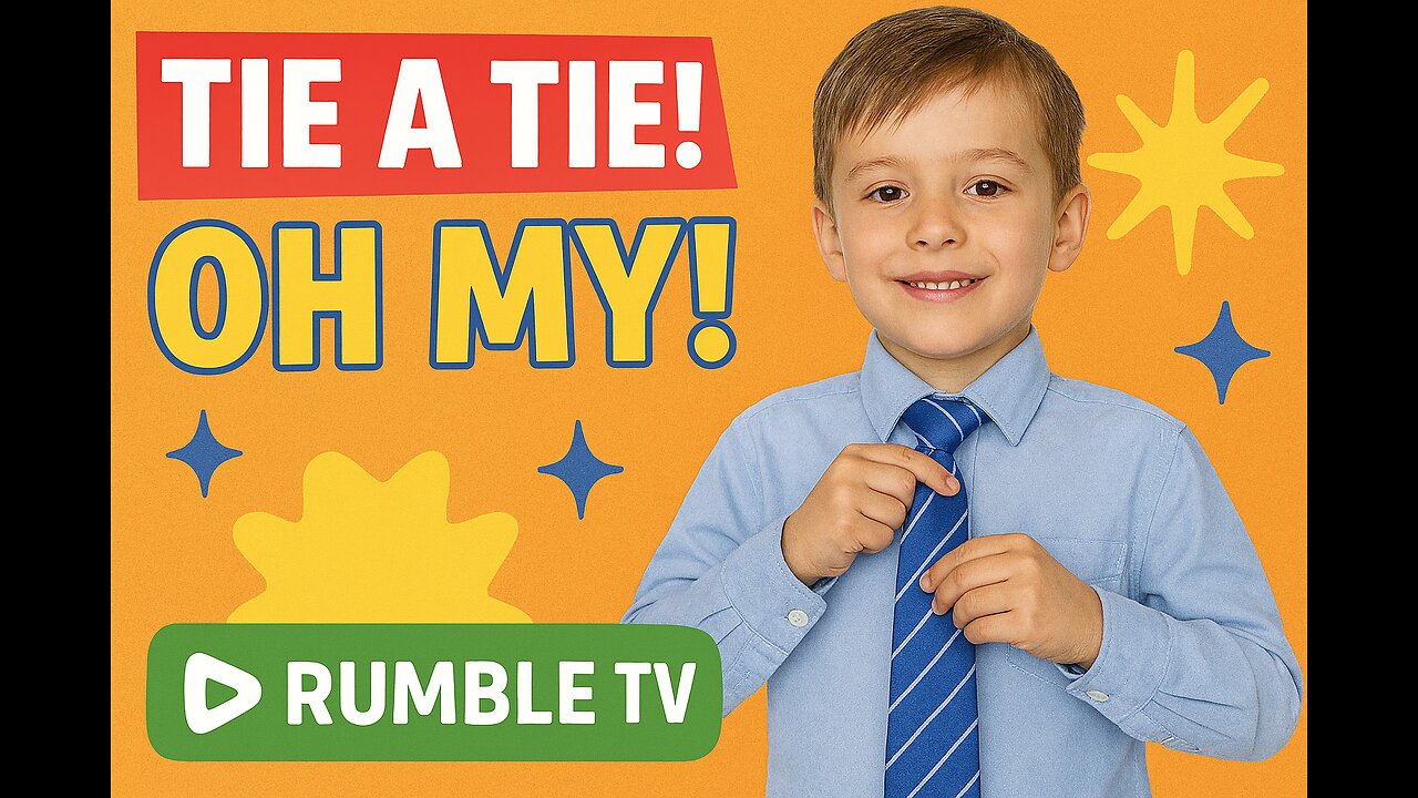 Tie A Tie! Oh My! Fun Kids Guide to Tying a Tie