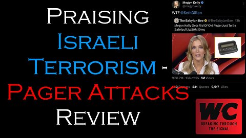 Praising Israeli Terrorism - Pagers Attack Review