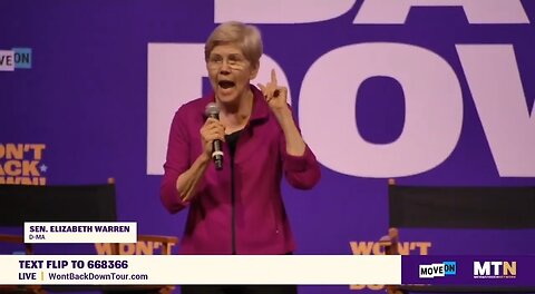 Elizabeth Warren Slips: Dems Are Cutting Healthcare