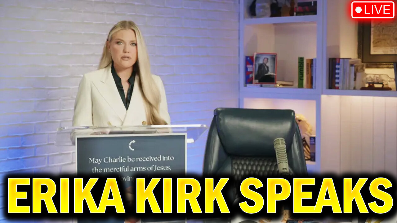 Erika Kirk Speaks For The First Time As The Left Pretends The Shooter Was MAGA