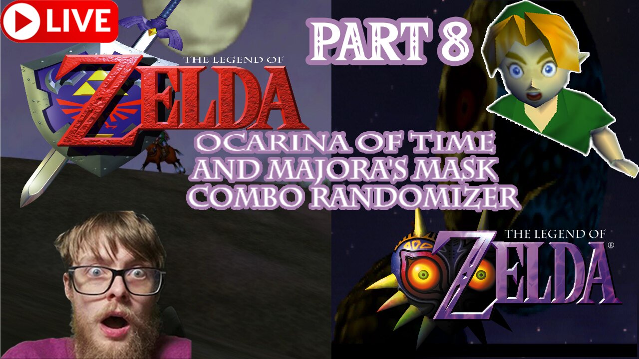 🔴 PART8! Zelda Ocarina of Time/Majora's Mask Combo Randomizer! Actual N64 Hardware!! 1440p!